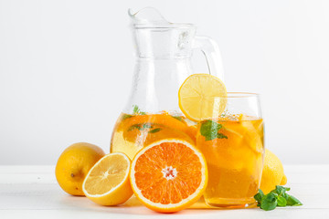 Citrus lemonade,summer drink.