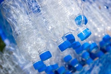 plastic bottles, Concept of recycle Empty used plastic bottle 