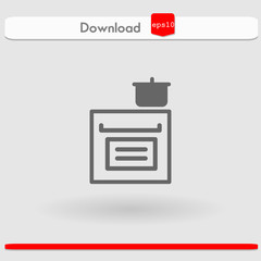 stove vector icon