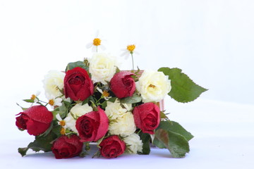 bouquet of red roses