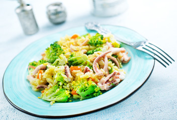 octopus with vegetables