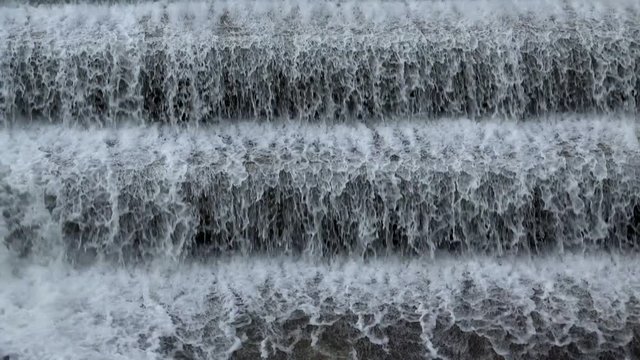 Lech waterfall near Fuessen, Allgaeu, Swabia, Bavaria, Germany