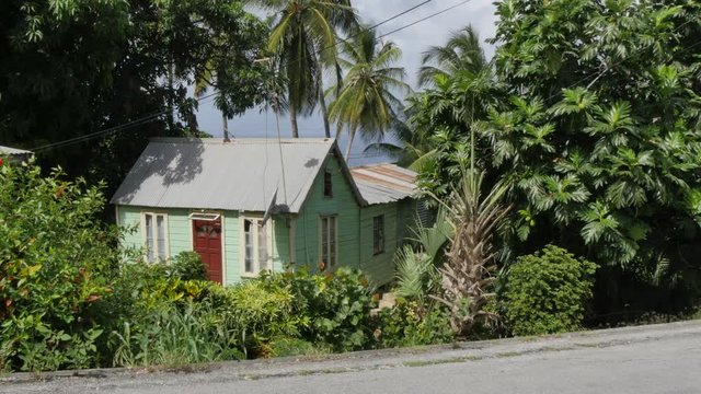 House near Bathsheba Beach, St Joseph, Barbados, West Indies, Caribbean 