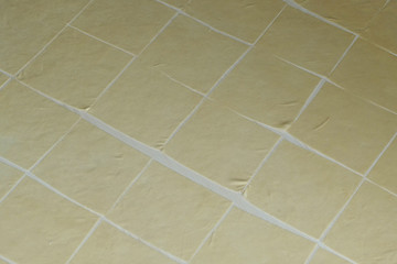 opened thin dough, opened to make ravioli and sliced dough.