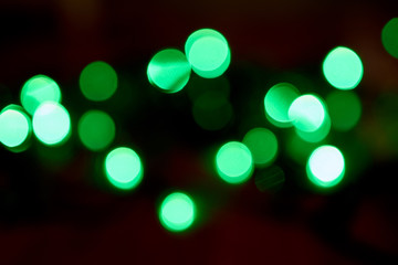 Blurred Lights on blue background