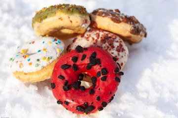 colorful donuts