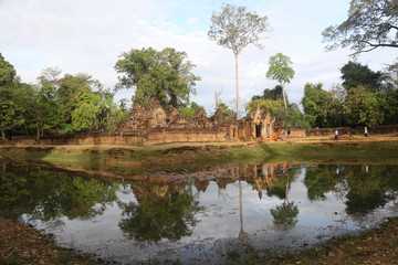 le temple Banteay Srei d'Angkor au Cambodge