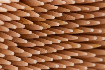 Wooden Toothpicks Close Up Background for backgrounds or textures