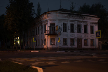 Obraz premium old building in the night
