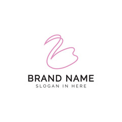 Fototapeta premium goose teeth logo template design