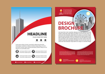 Obraz premium Business abstract vector template. Brochure design, cover modern layout, annual report, poster, flyer in A4 with colorful triangles, geometric shapes for tech, science, market with light background