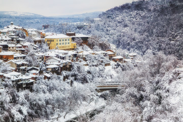 Veliko Tarnovo‎ In Winter,Bulgaria