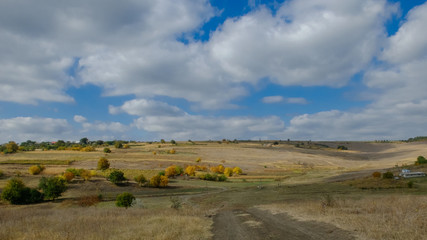 autumn landscape in Moldova