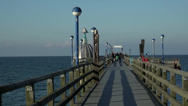 Pier at Zingst, Fischland-Darss-Zingst, Mecklenburg-Western Pomerania, Germany