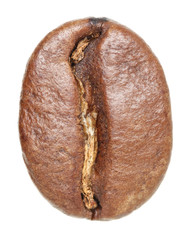 Coffee bean isolated on white background with clipping path