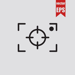 Obraz premium Focus icon.Vector illustration.