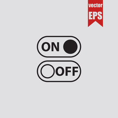 On Off icon.Vector illustration.
