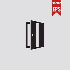  Door icon.Vector illustration.
