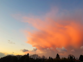 Dramatic red Cloud - 246430572
