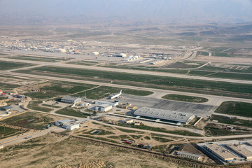 Blick Flughafen Masar-e Sharif in Afghanistan