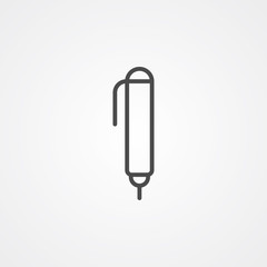 Fototapeta premium Pen vector icon sign symbol