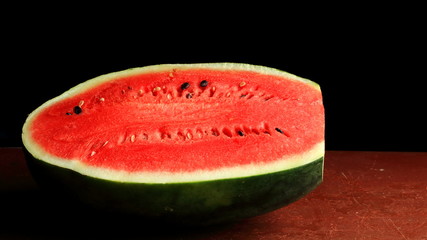 watermelon on wooden background