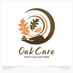 Oak Care Logo Design Template Inspiration