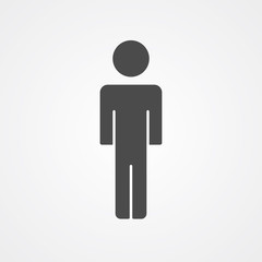 Human vector icon sign symbol
