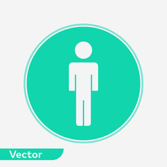 Human vector icon sign symbol