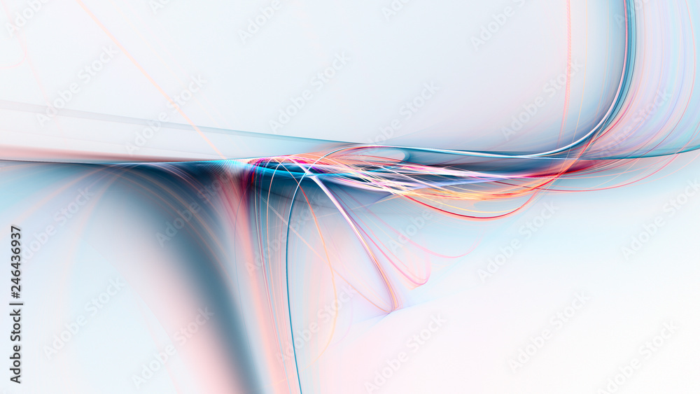 Poster abstract background element. dynamic curves ands blurs pattern. detailed fractal graphics. science a