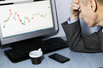 Close-up - player with phone and coffee