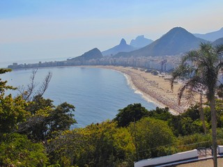 Obraz na płótnie Canvas Praia, verão, orla, copacabana, Rio de Janeiro, Brasil 