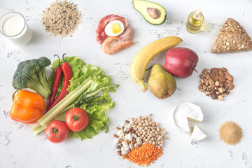 Fototapeta na wymiar Food for planetary health diet