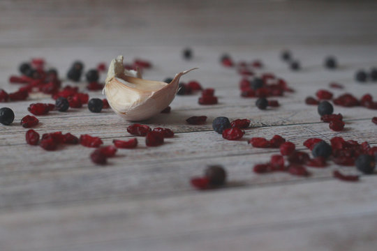 gurlic and spices
