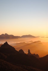 Sunrise in Serra dos Órgãos, Rio de Janeiro, Brazil