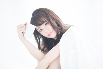 女性・マグカップ