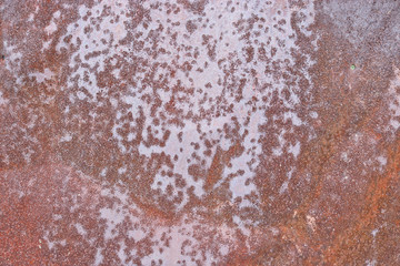 Metal texture. Smooth surface of old rusty metal. Abstract background.