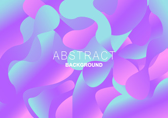 abstract colorful background. purple, violet, pink, blue gradient. waves, drops, shapes. psychedelic vector illustration.
