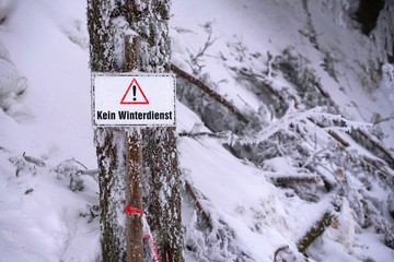 Kein Winterdienst