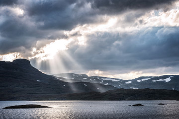 Sonnenlicht in Norwegen