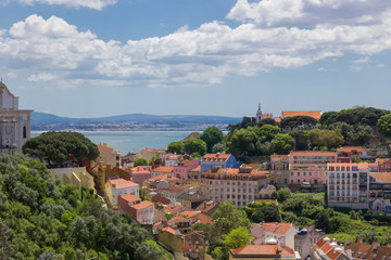 Top view at Lisboa, Portugal