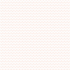 Vector Illustration. Rose Seamless knitted pattern. Woolen cloth. Christmas white Knitted Pattern for greeting card, banner, backgrounds, wallpaper