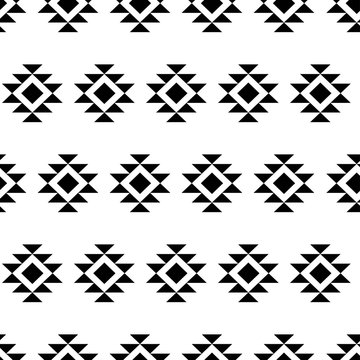 Beautiful aztec vector seamless pattern
