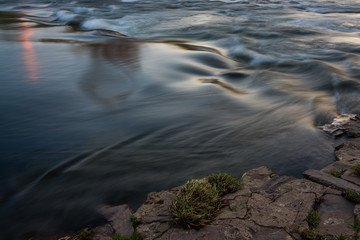 River in the woods in autumn