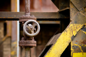 A picture from the abandoned industrial area used now as the industrial free time park. 