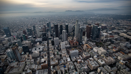 aerial view of Los Angeles