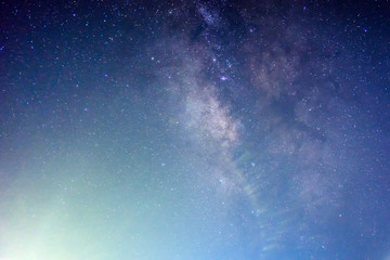 Milky Way on the mountains