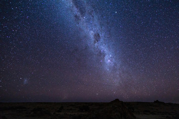 The road to the end of the universe over namibia