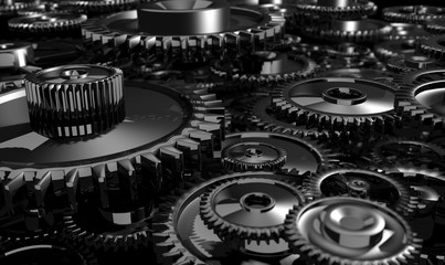 Verschiedene neue Zahnräder