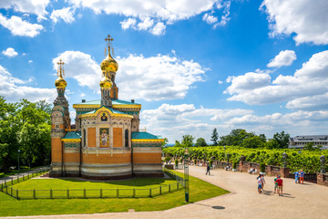 Darmstadt, Mathildenhöhe, Russische Kirche 